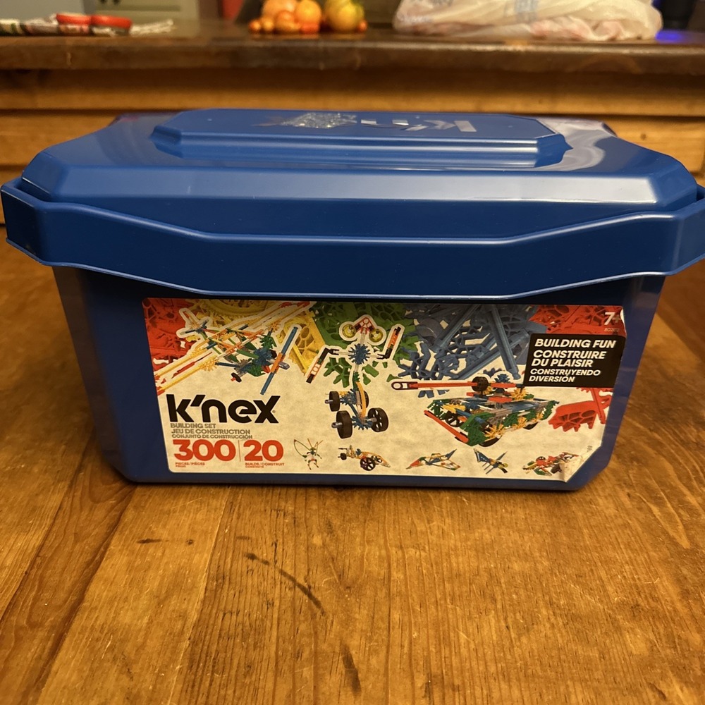 K'Nex Classic 300 Pieces 20 Builds Fun Building Tub Set